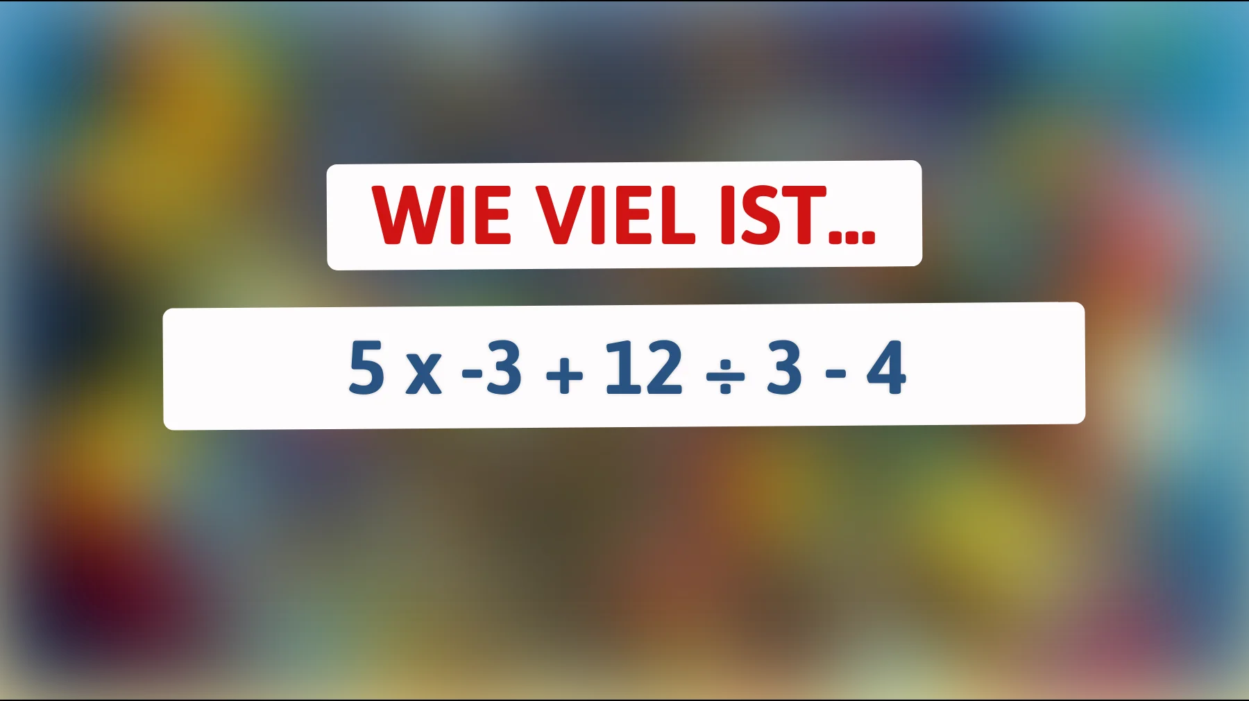 Nur 1% der Menschen können dieses mathematische Rätsel lösen: Wie gut bist du wirklich?"